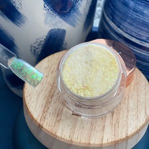 Yellow Glitter acrylic powder